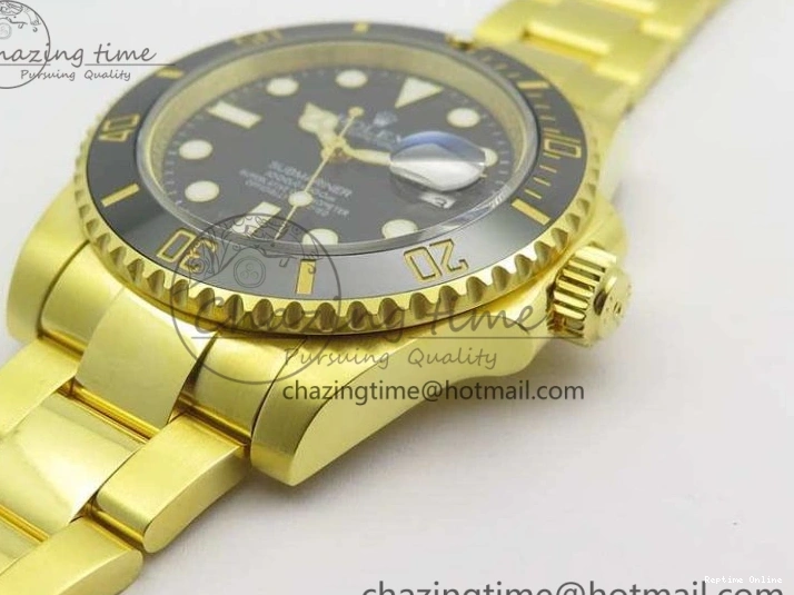 0208 Submariner TW Best Edition 116618LN Black Full YG Wrapped A SmartChoice 3565